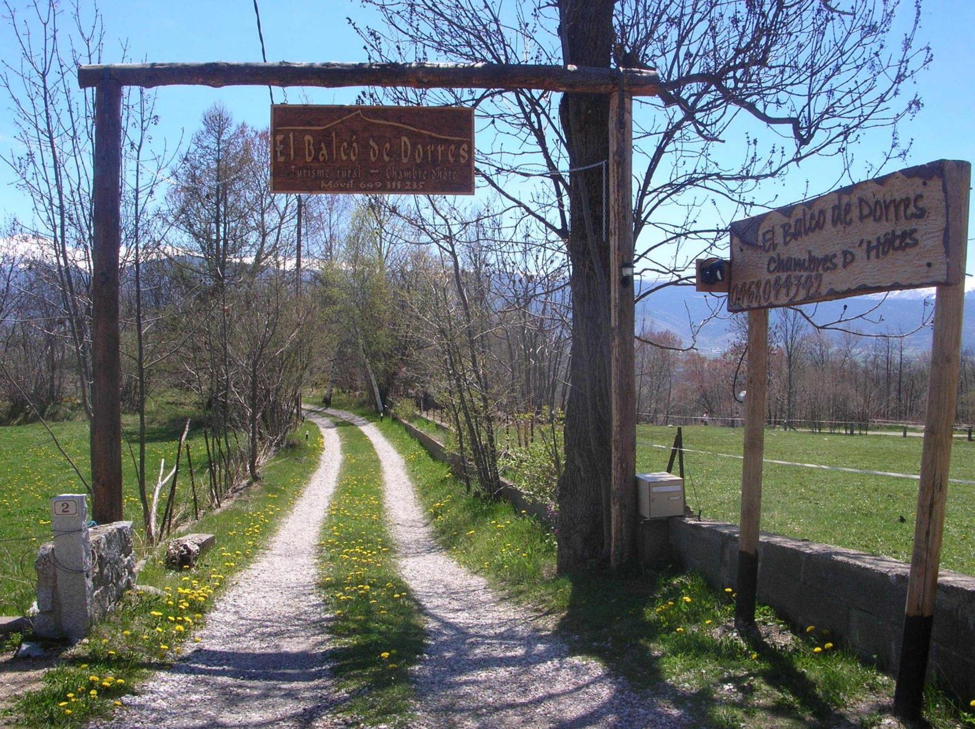 El Balco De Dorres Panzió Kültér fotó